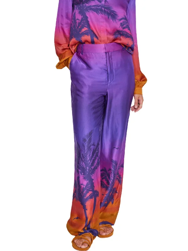 honeymoon pants -Sunset Printed Pants In Cali Print