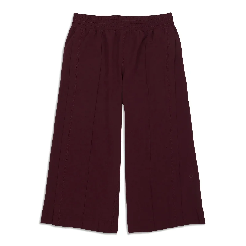 layered pants warmth -Wanderer Culotte Crop - Resale