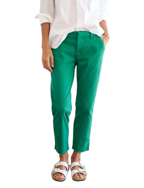 aunt pants fun -Wicklow Italian Chino Pants In Kelly Grn