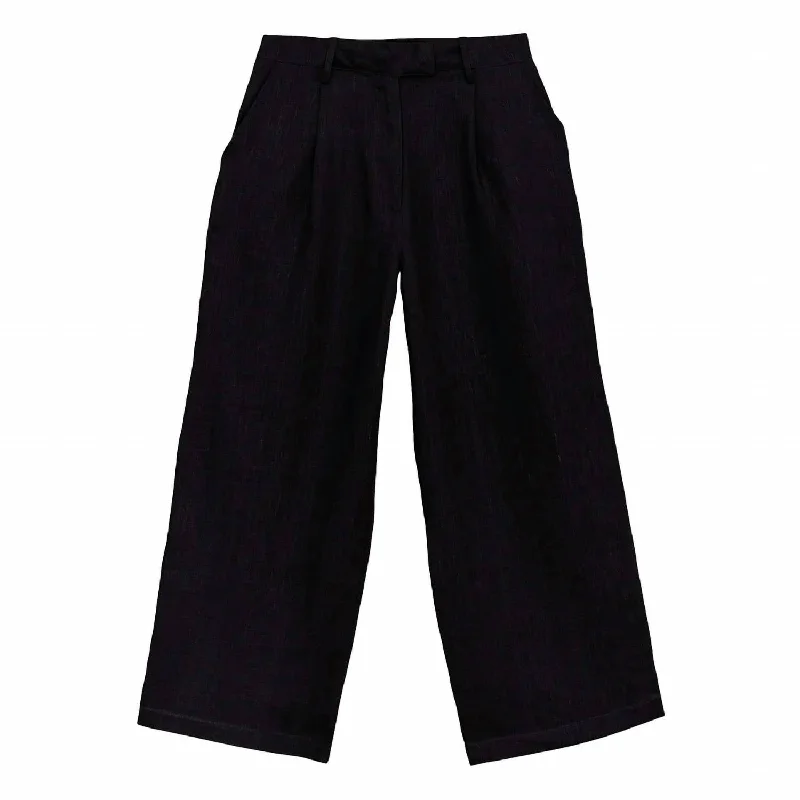 weekend pants relaxed -Women's Frena Pants In Black